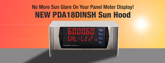 PDA18DINSH Sun Hood for 1/8 DIN Panel Meters