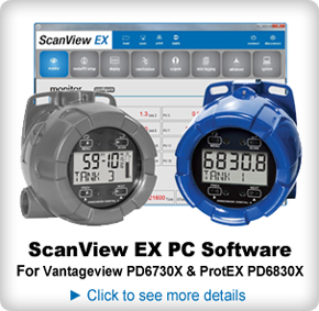ScanView EX Software for the PD6830X and PD6730X Modbus Scanners