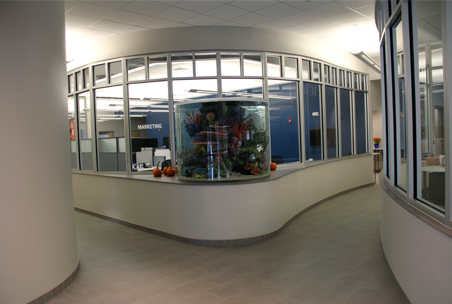 Interior picture of Precision Digital's new building