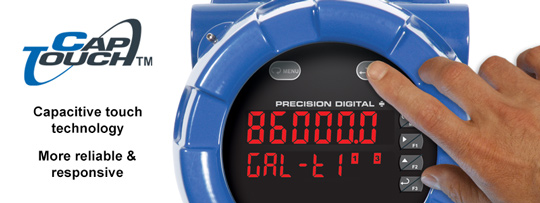 New CapTouch Buttons on All ProtEX-MAX PD8 Series Meters and Controllers