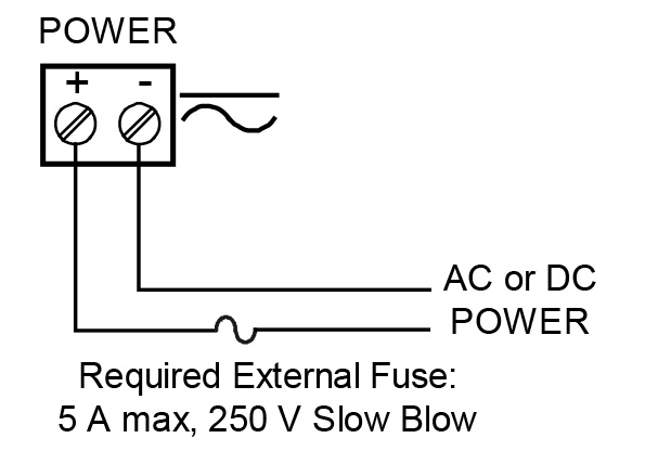 PD6402 Power Connections Diagram