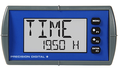 Meter Displaying Pump Runtime