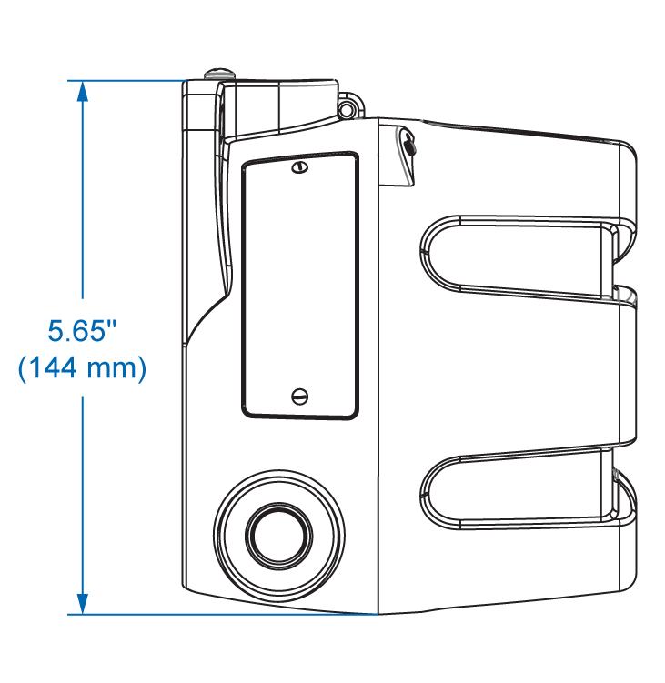 PD6870 Dimensions - Side