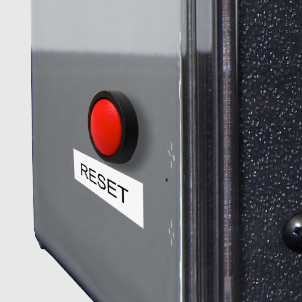 MOD-BUTTON Pushbutton with Hole Drilled in Enclosure