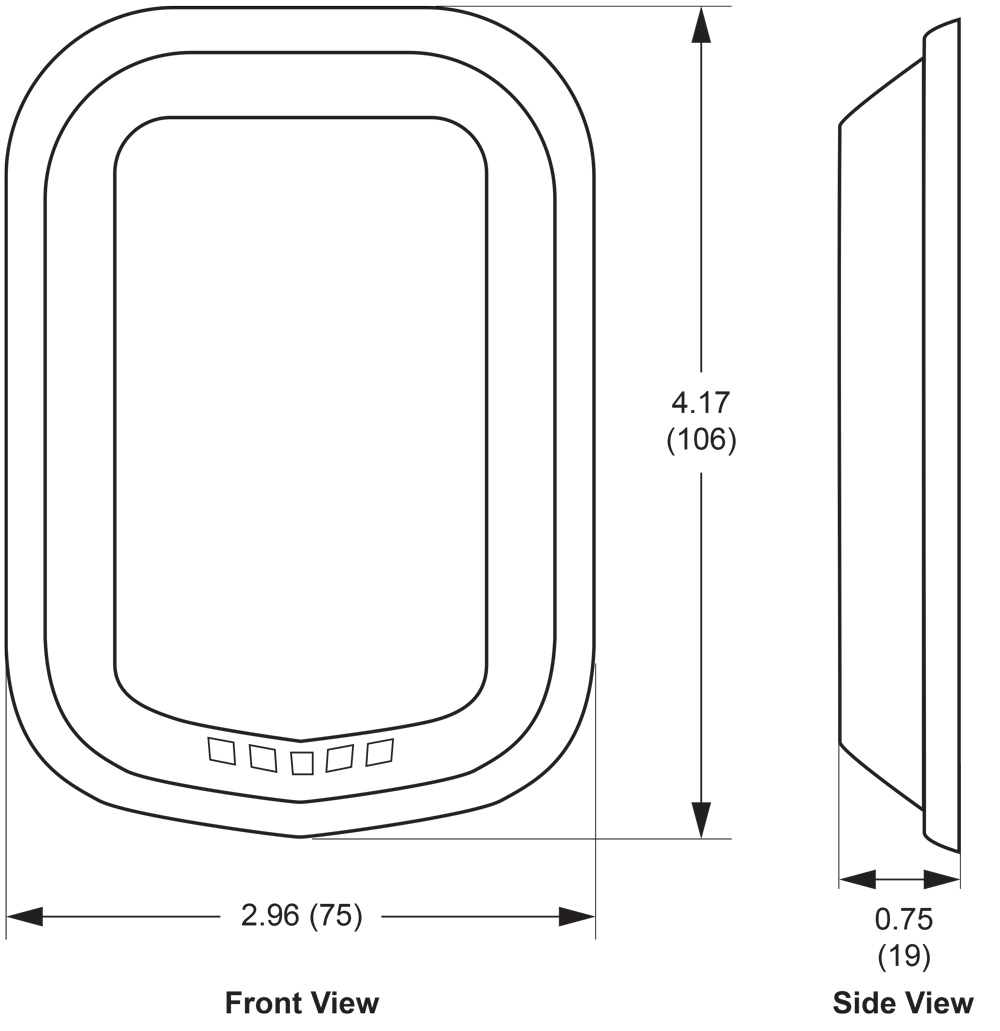 PDA0007 Dimensions