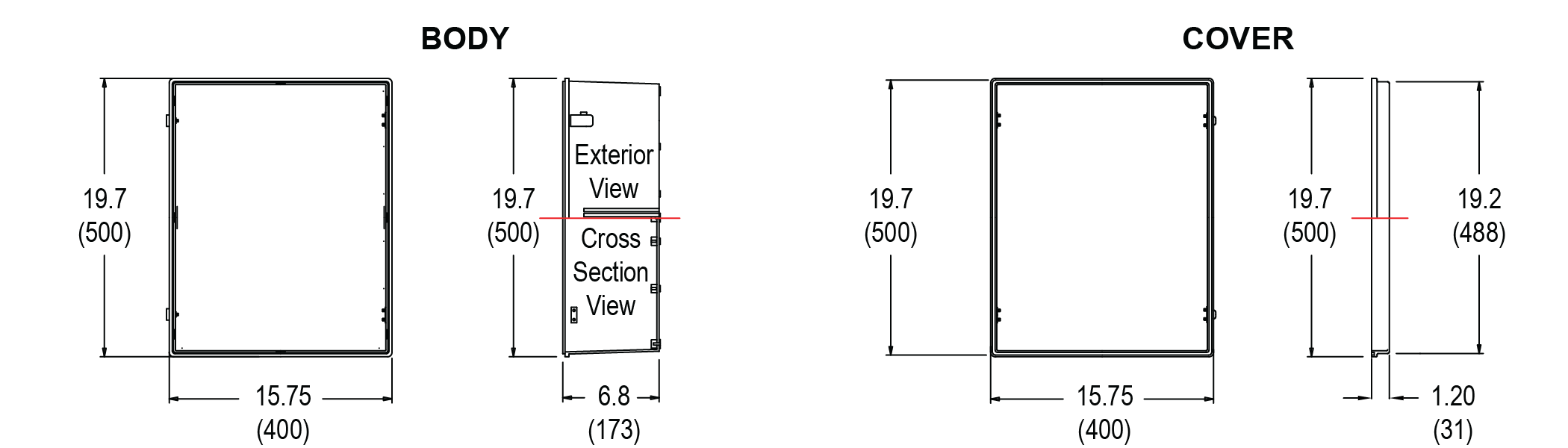 PDA2300 Large Body Enclosures