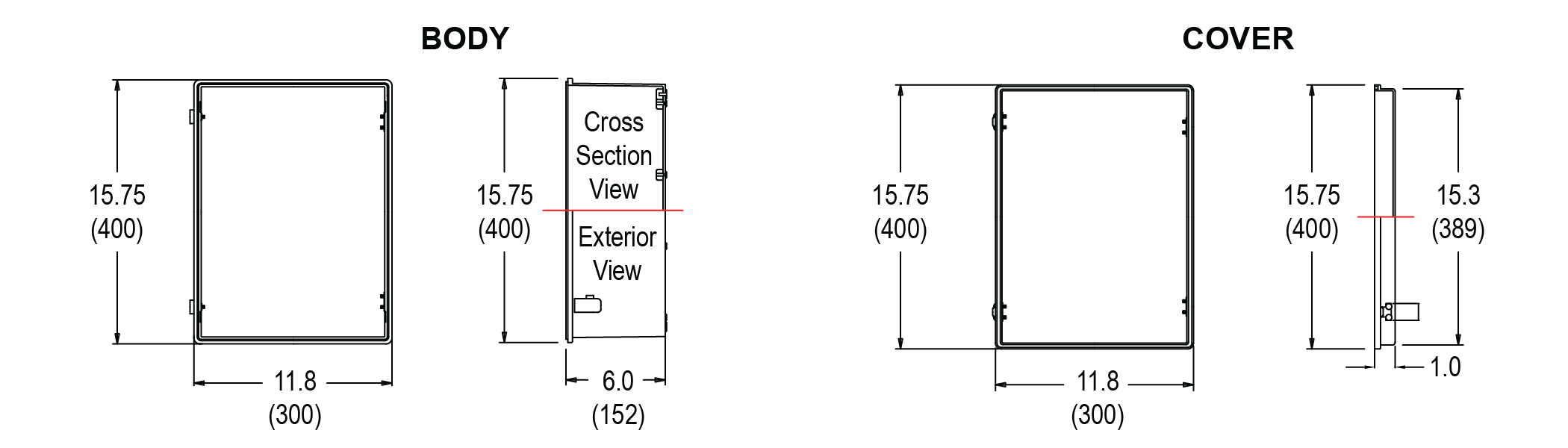 PDA2300 Medium Body Enclosures