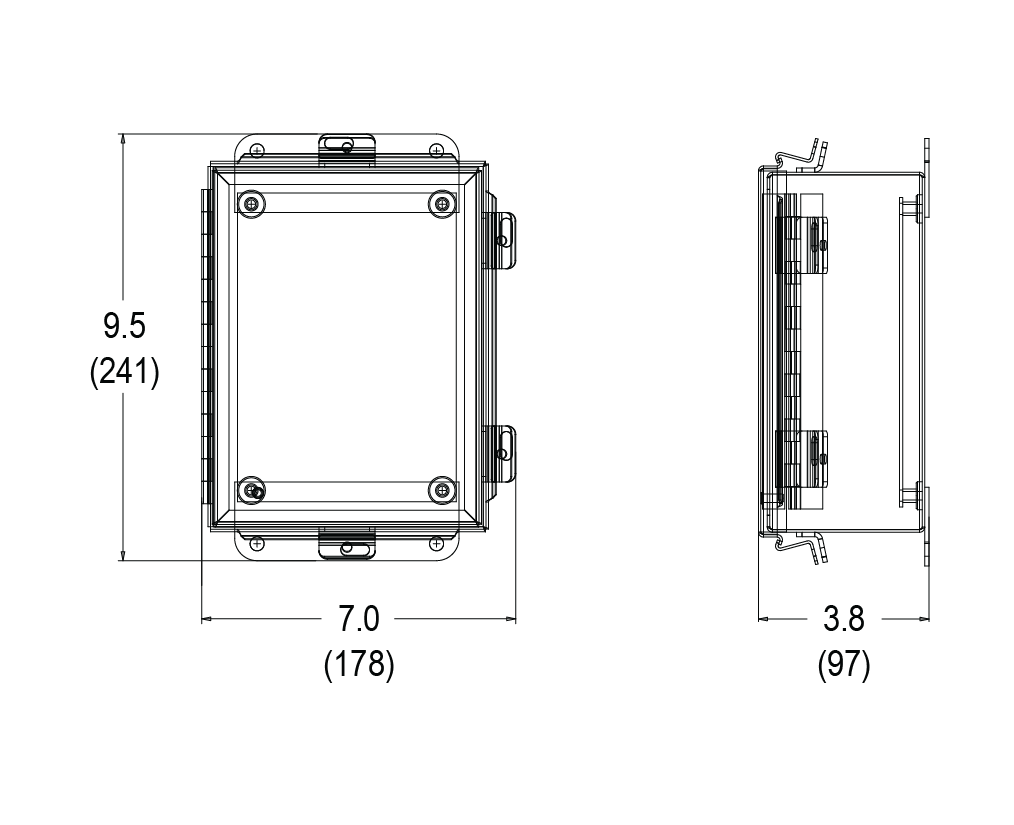 Small Enclosure Dimensions
