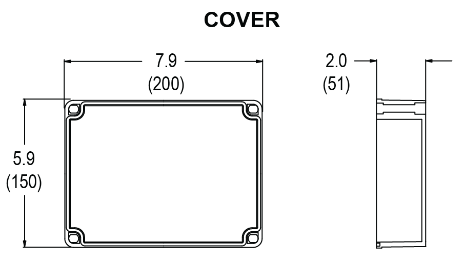 Medium Enclosures - Cover