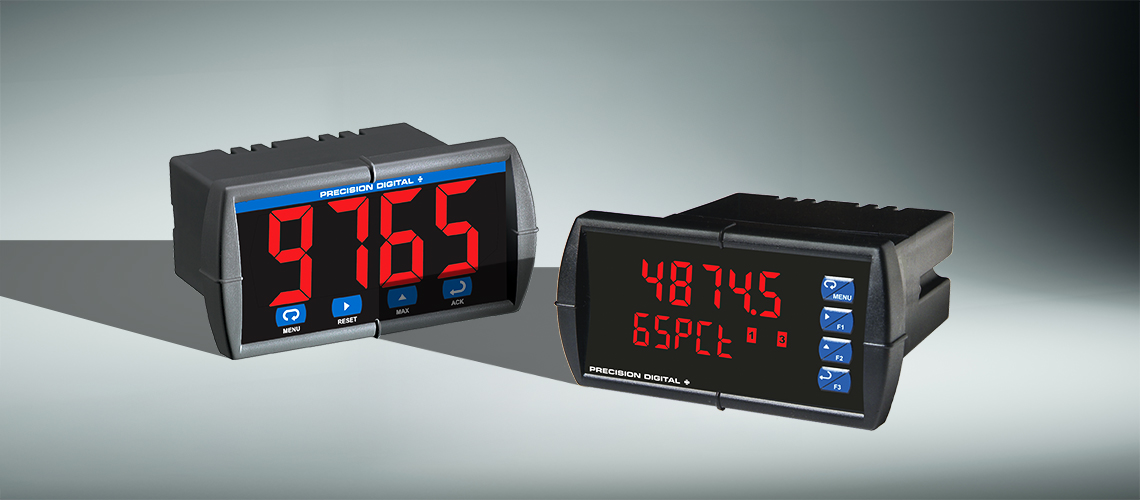 <p>Precision Digital's most popular 1/8 DIN digital panel meters for process and temperature signals with NEMA 4X/IP65 rated front panels.</p>