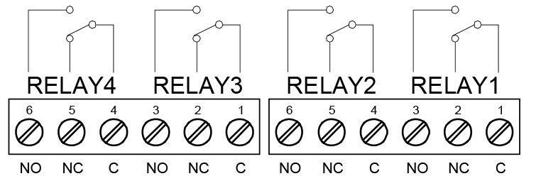 PD6000 Relay Connections