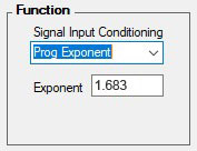 Programmable Exponent