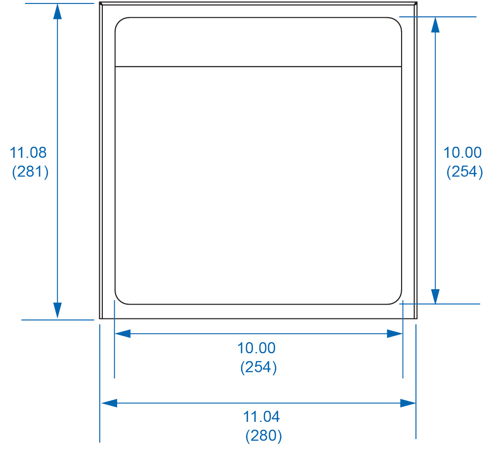 PDA9000SH Cutout