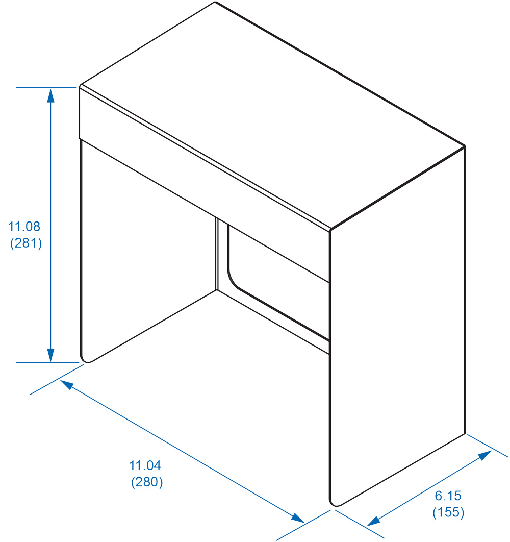 PDA9000SH Dimensions