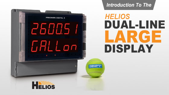 The Introduction to the Helios Series
Dual-Line Large Display